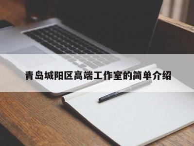 青岛城阳区高端工作室的简单介绍